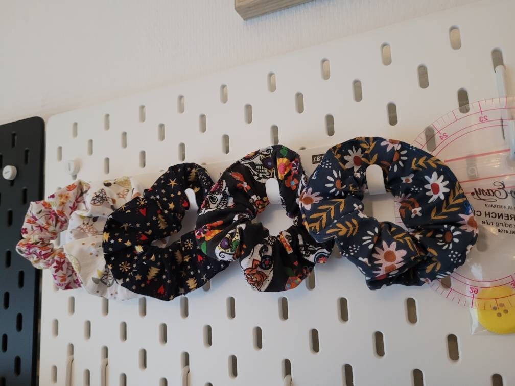 Chouchou fleurs en coton bio