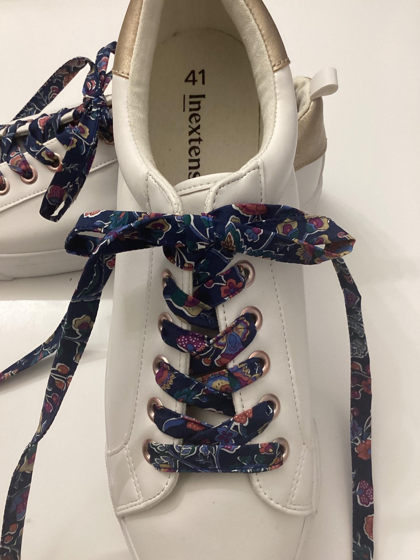 Lacets fleuri liberty en tissu coton