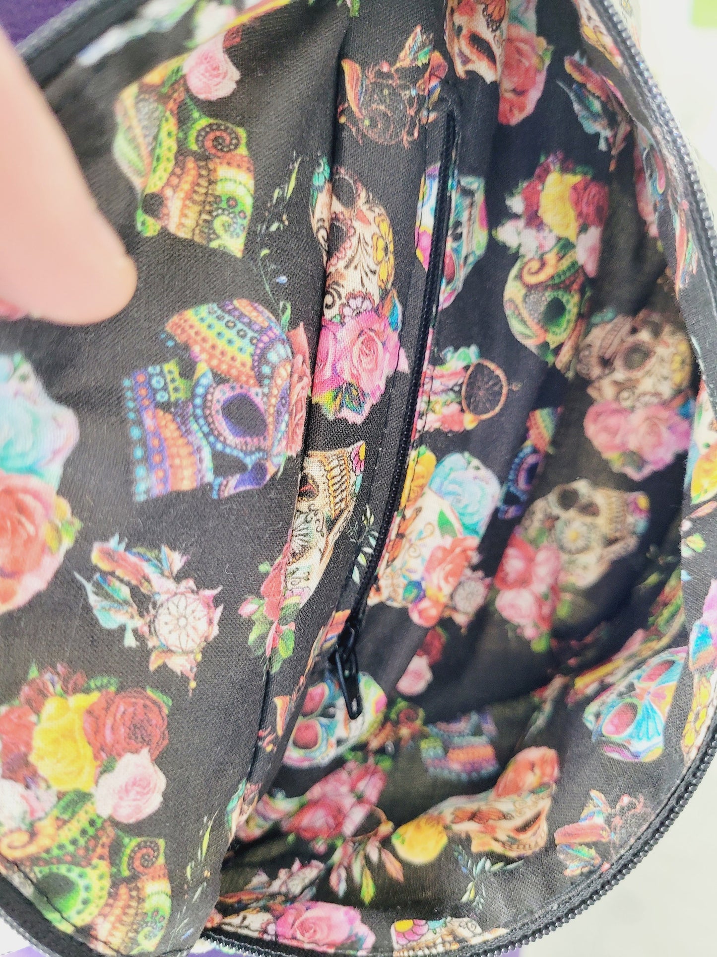 Sac banane tête de mort