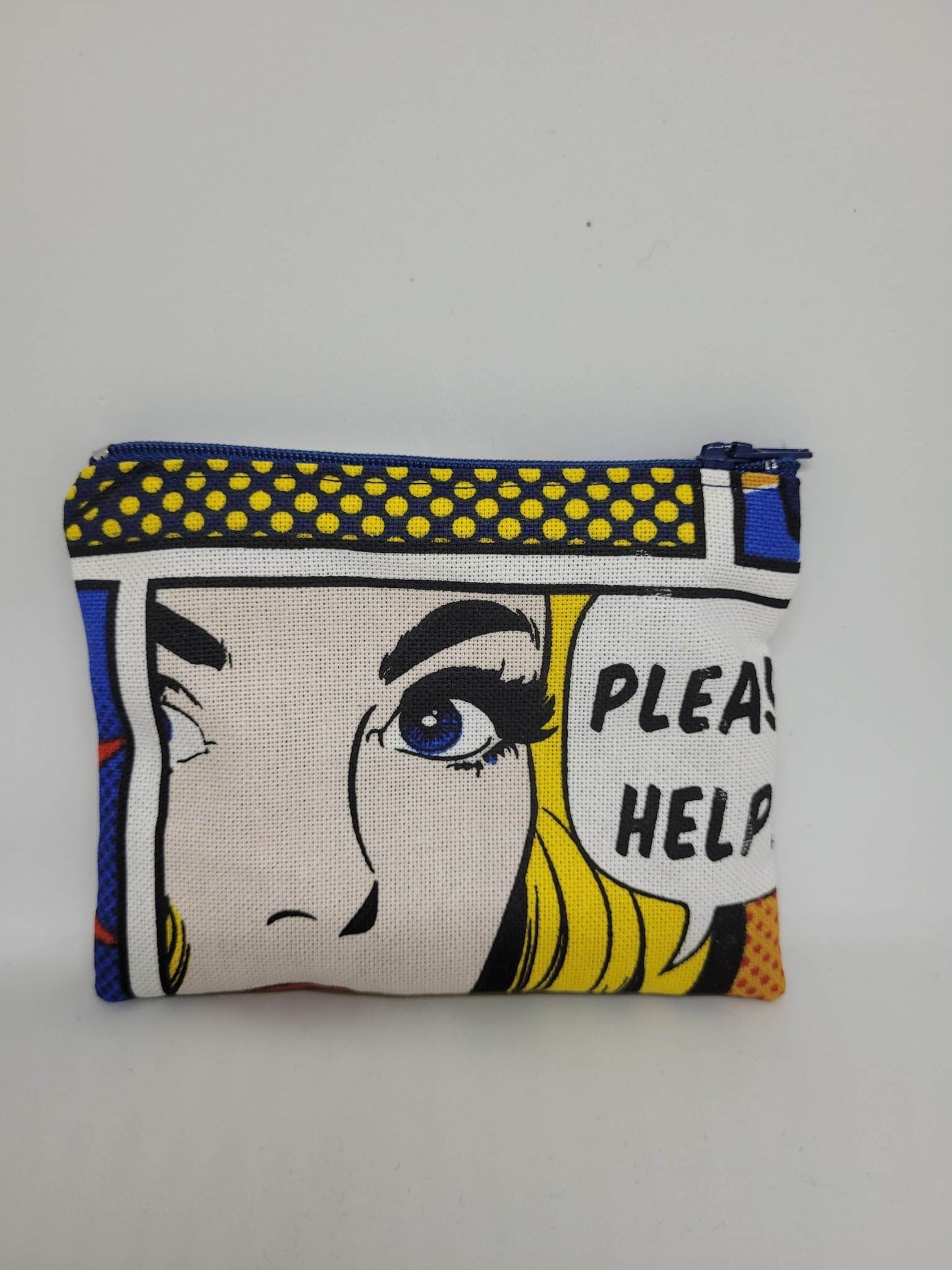 Porte-monnaie en tissu coton