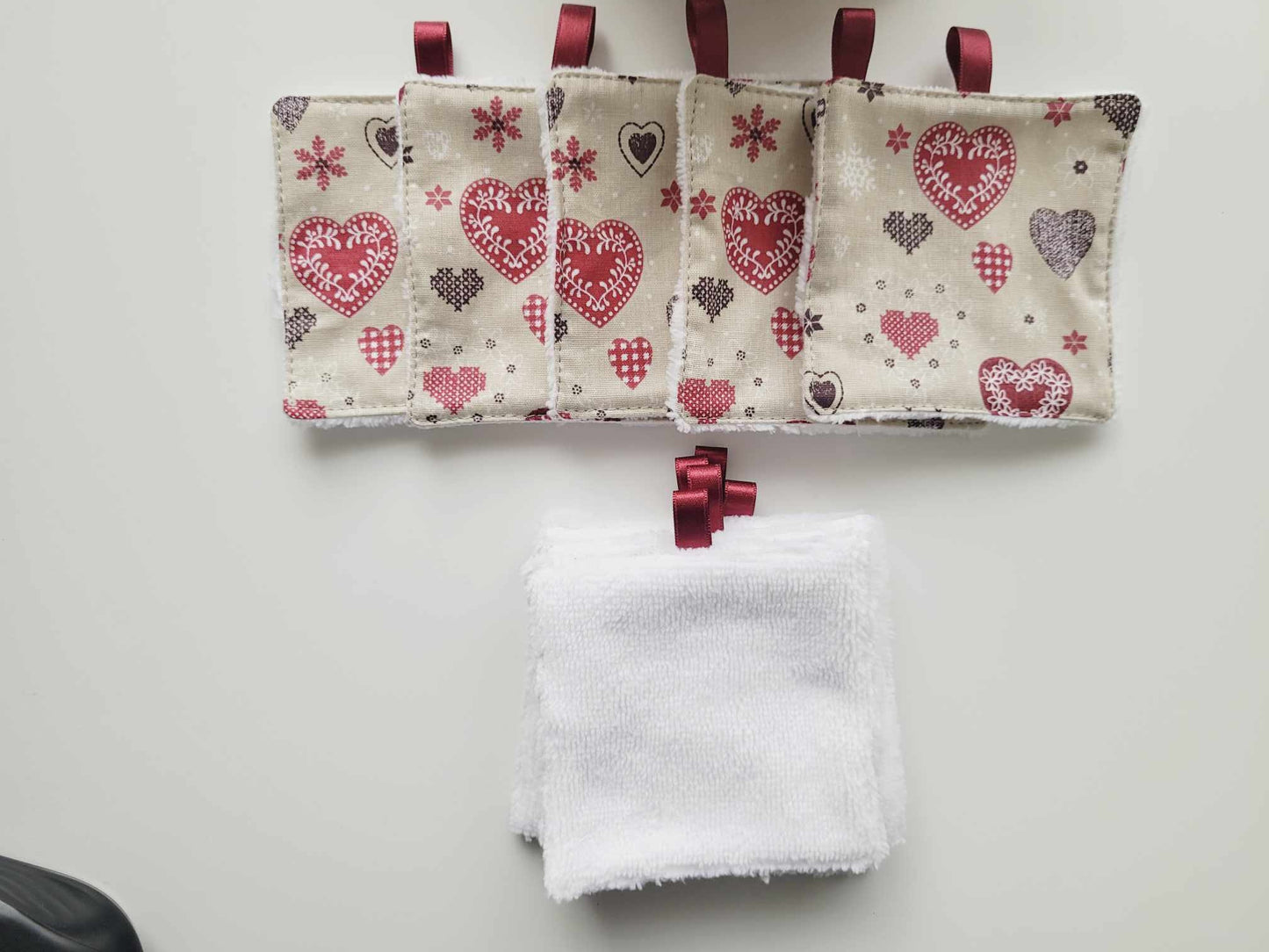 Panier et lingettes lavable NOEL