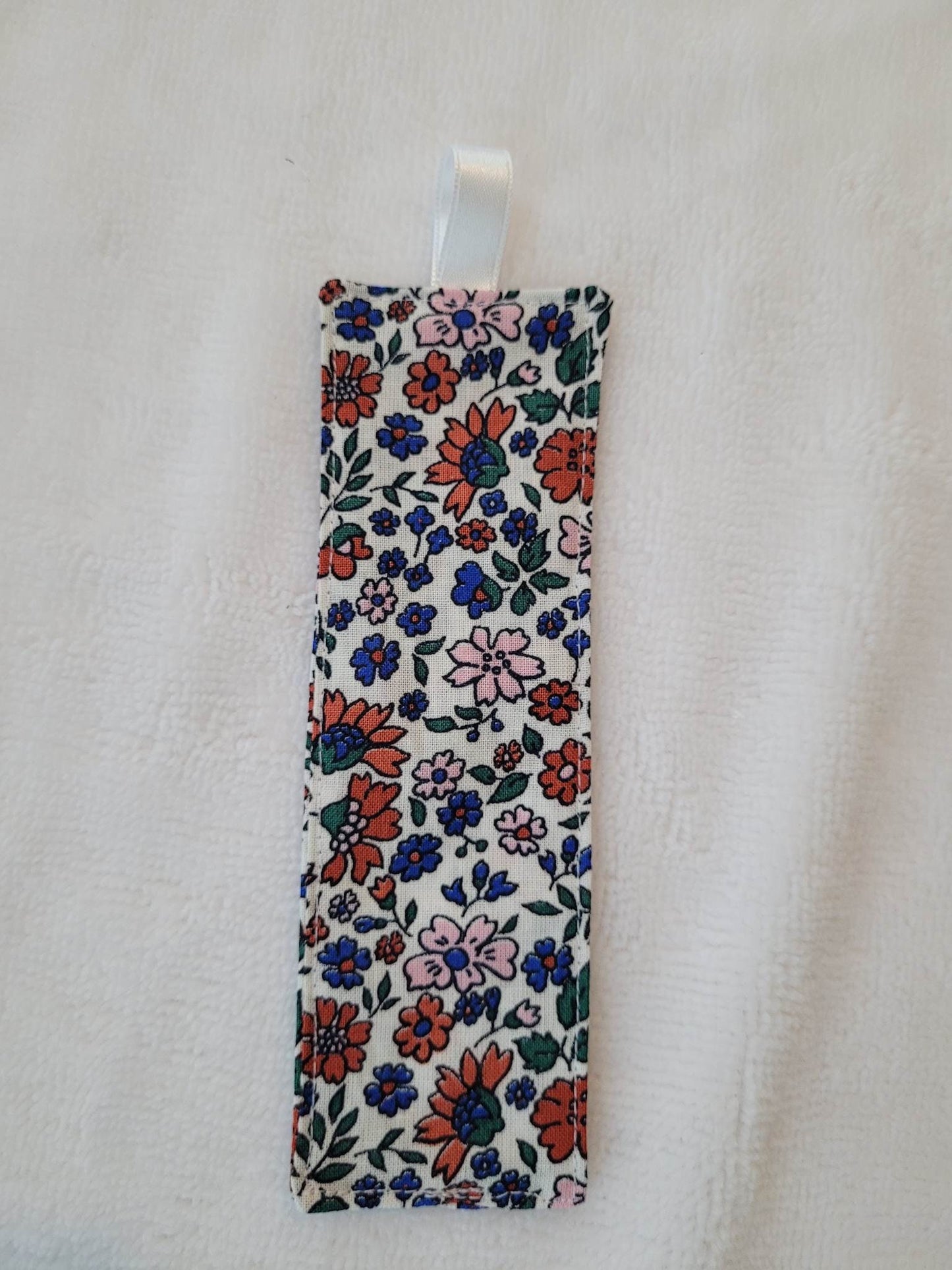 Marque-pages tissu coton bio liberty