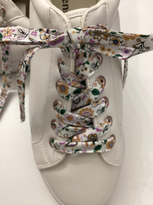 Lacets fleuri viscose