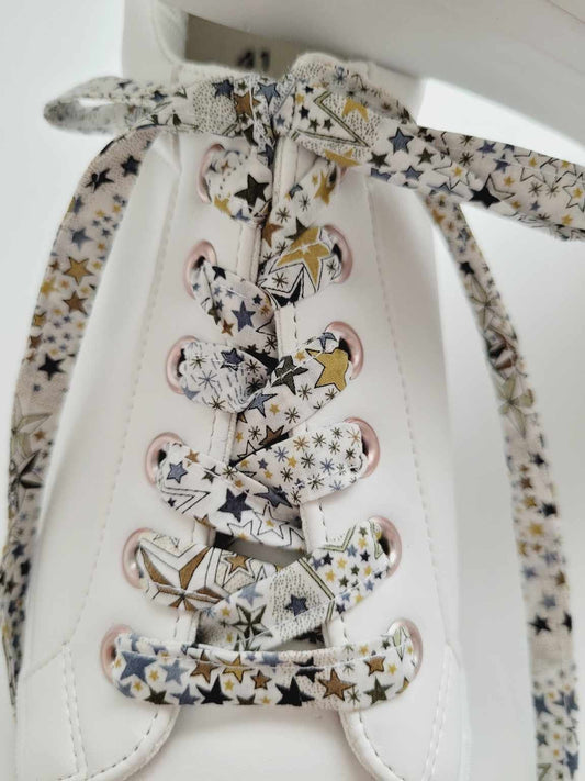 Lacets liberty étoiles