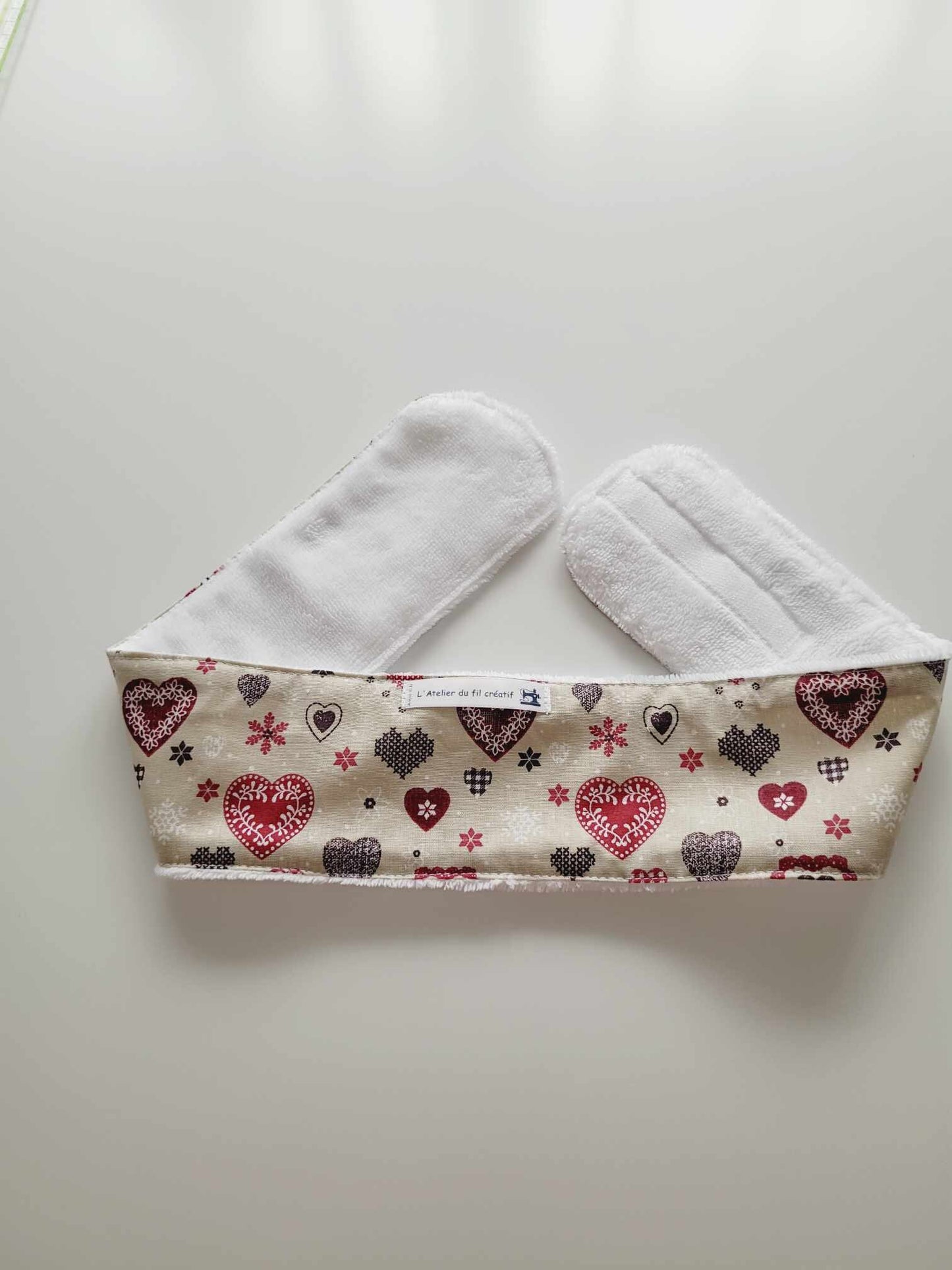 Bandeau de soin du visage fait main : bandeau démaquillant doux, cadeau parfait pour les amateurs de soins de la peau