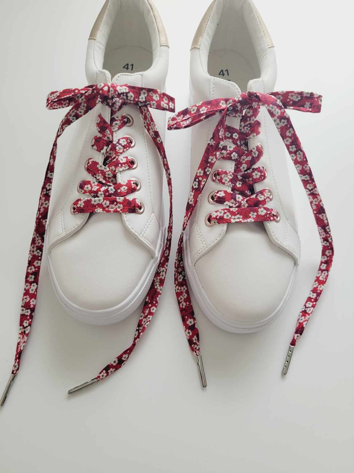 Lacets fleuri liberty Mitsi Val