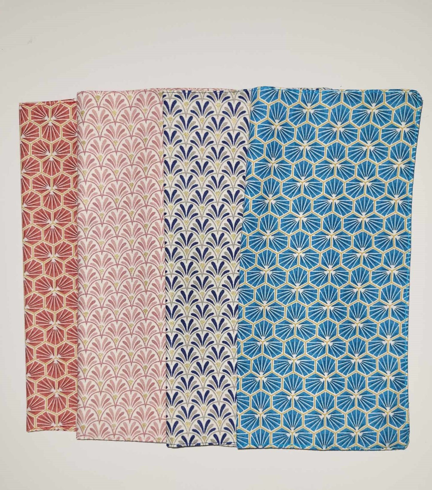 Protège livret de famille en tissu coton japonais