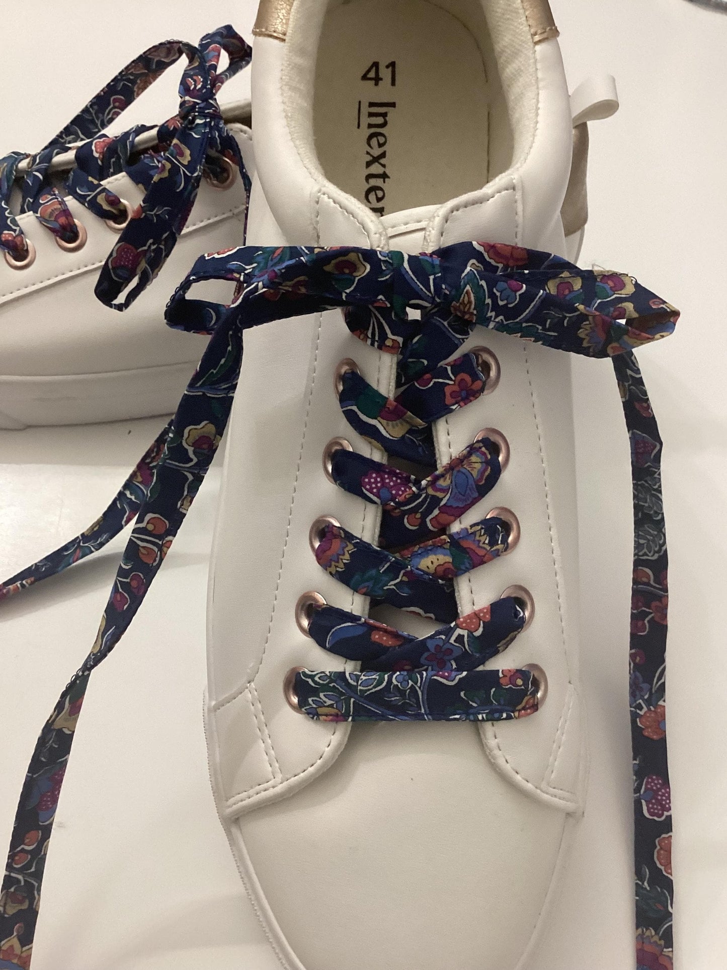 Lacets fleuri liberty en tissu coton