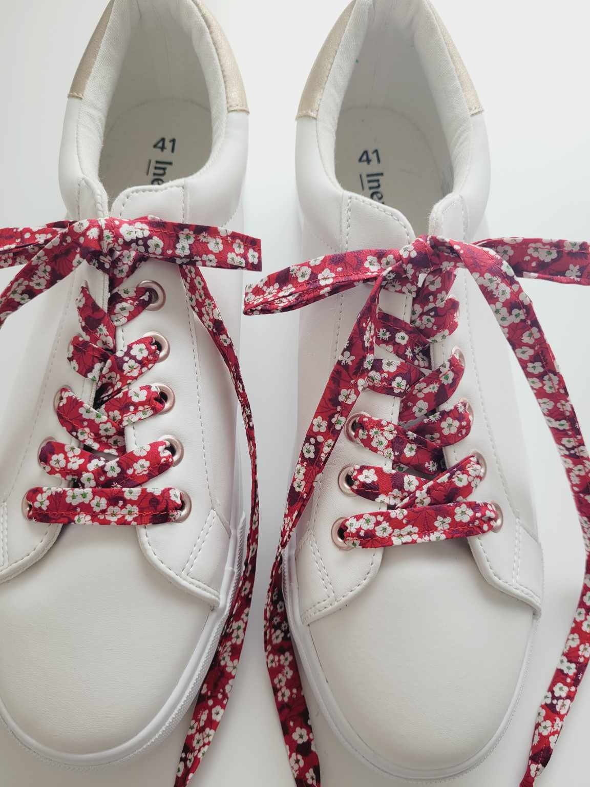 Lacets fleuri liberty Mitsi Val