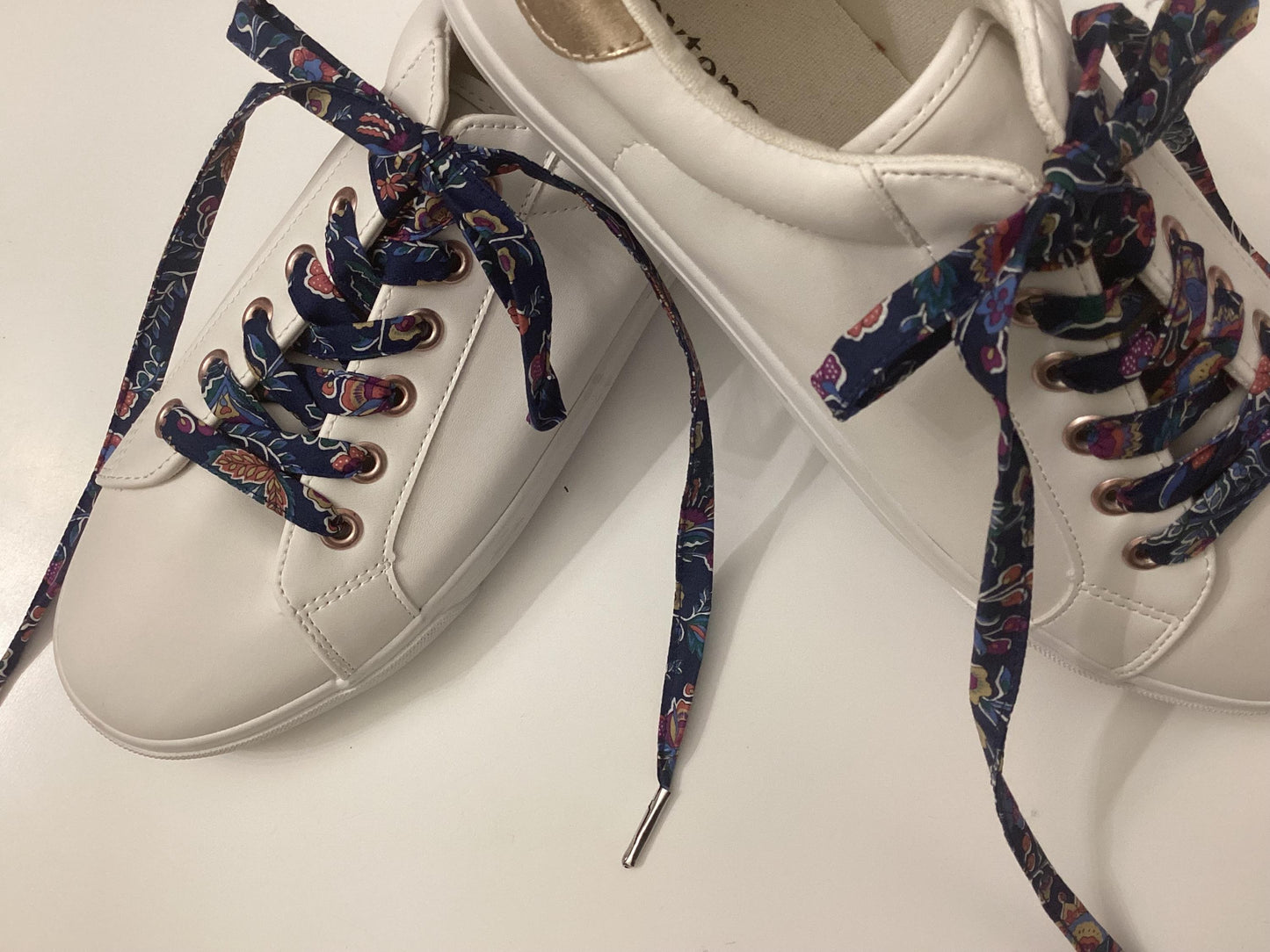 Lacets fleuri liberty en tissu coton