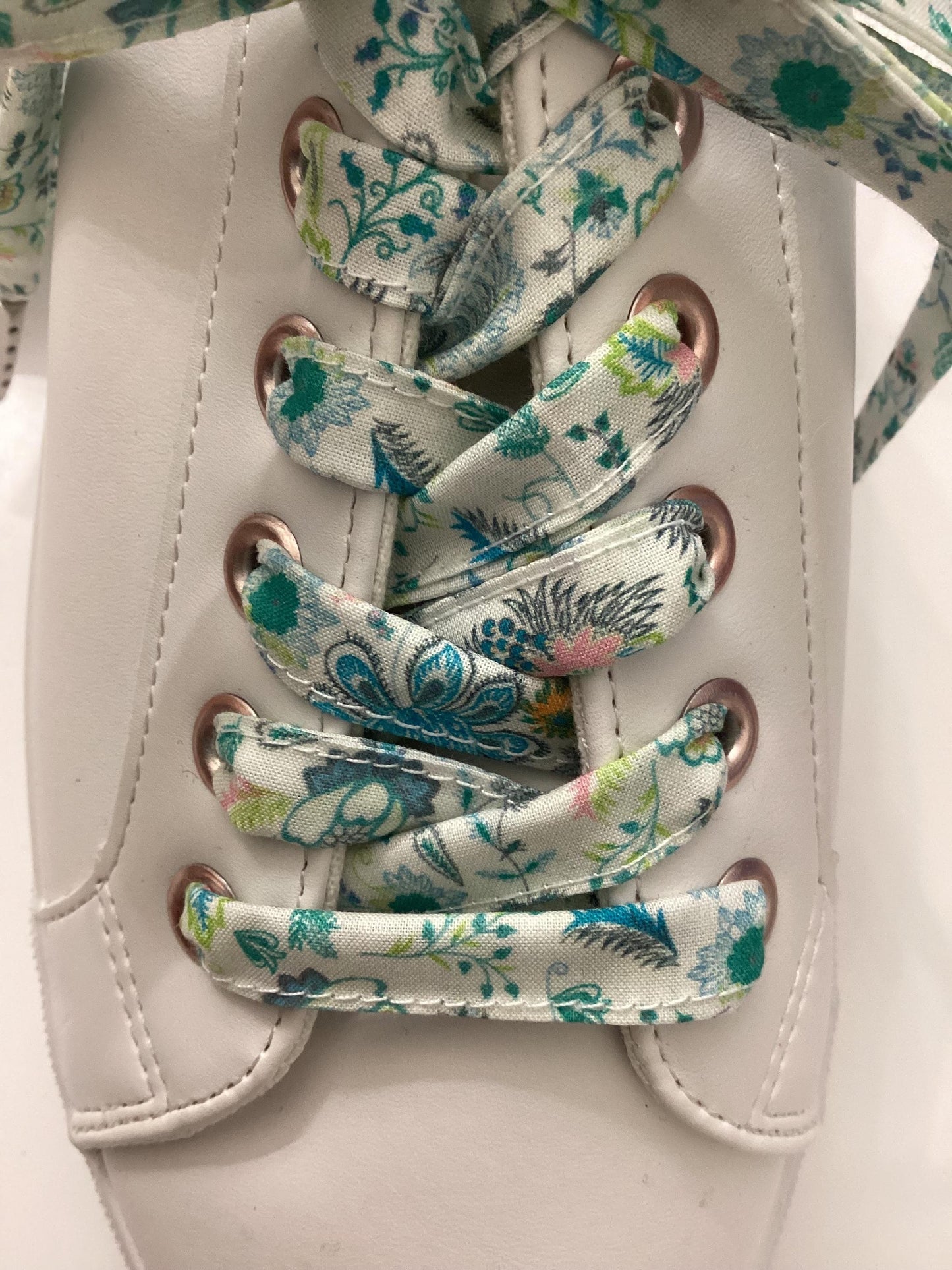 Lacets fleuri viscose