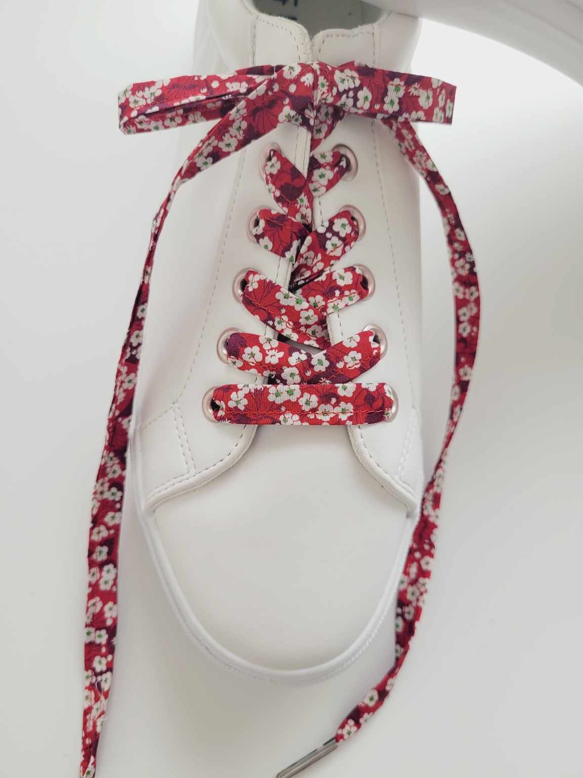 Lacets fleuri liberty Mitsi Val