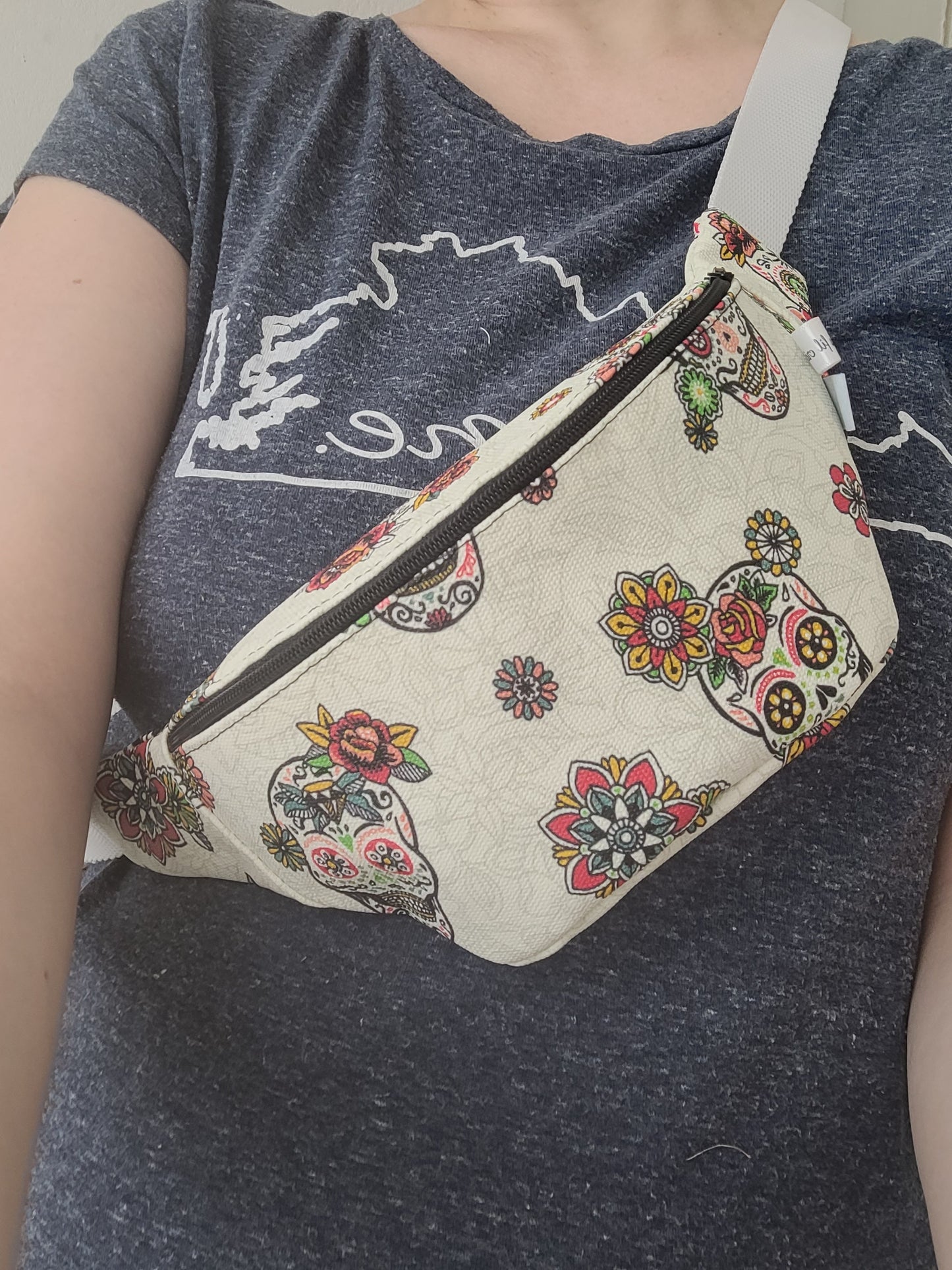 Sac banane tête de mort