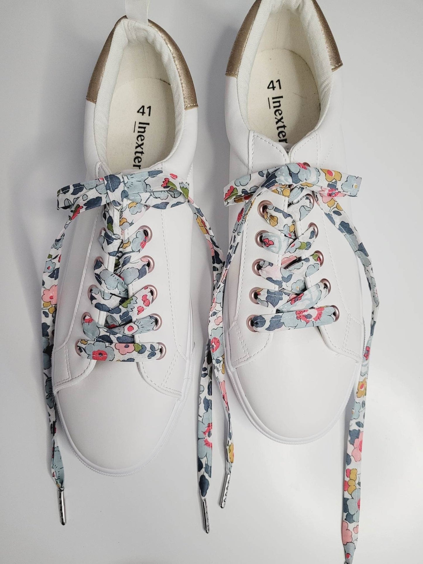 Lacets fleuri liberty en tissu coton