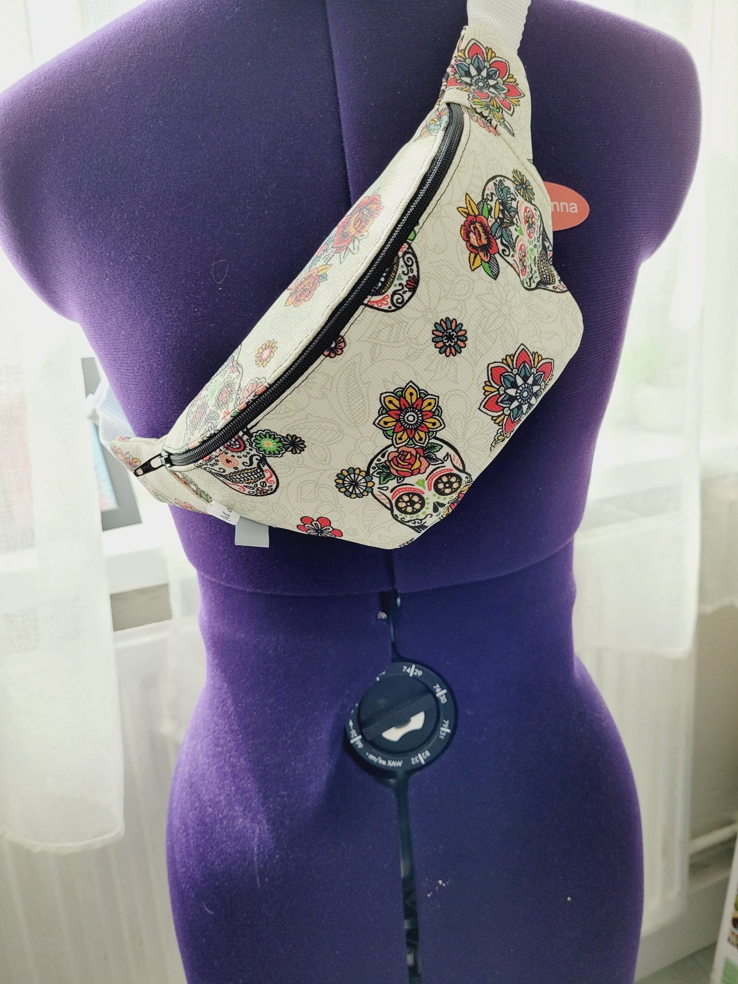 Sac banane tête de mort