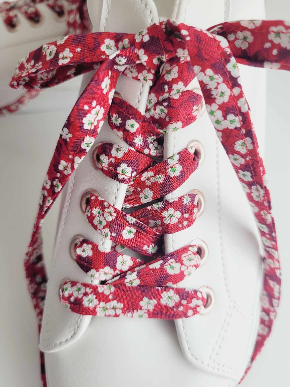 Lacets fleuri liberty Mitsi Val