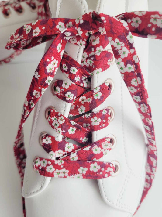 Lacets fleuri liberty Mitsi Val