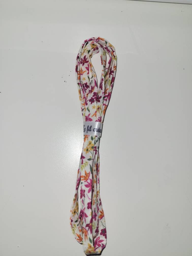 Lacets liberty  en tissu viscose