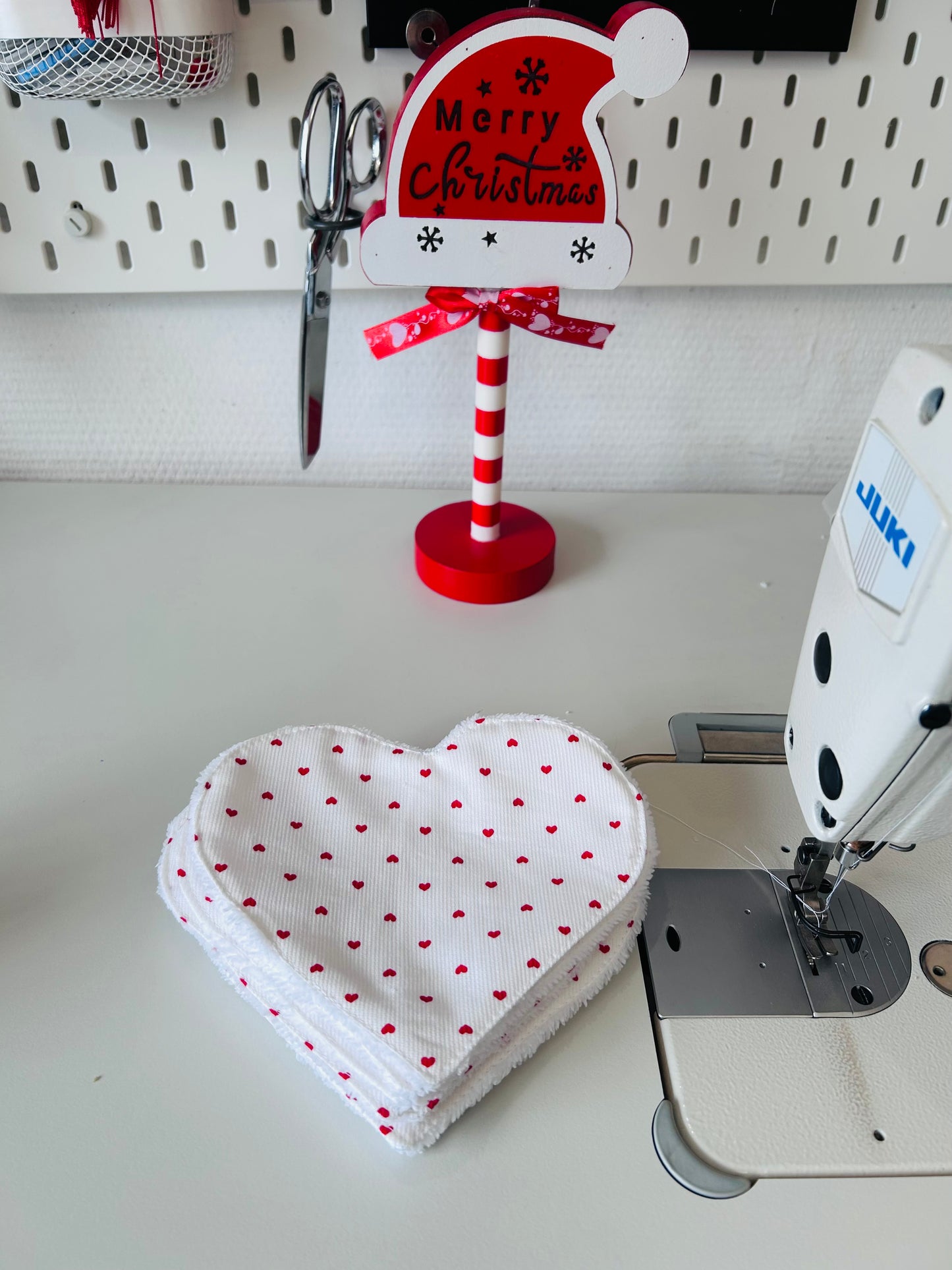 lingette coeur nettoyante en éponge bambou