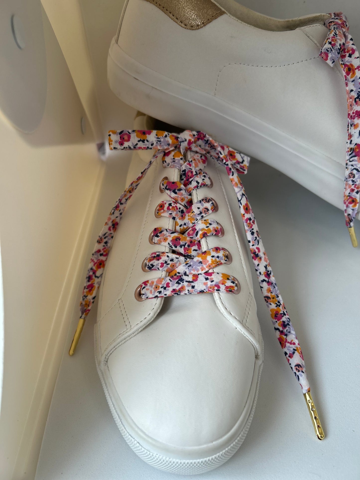 Lacets fleuri coton