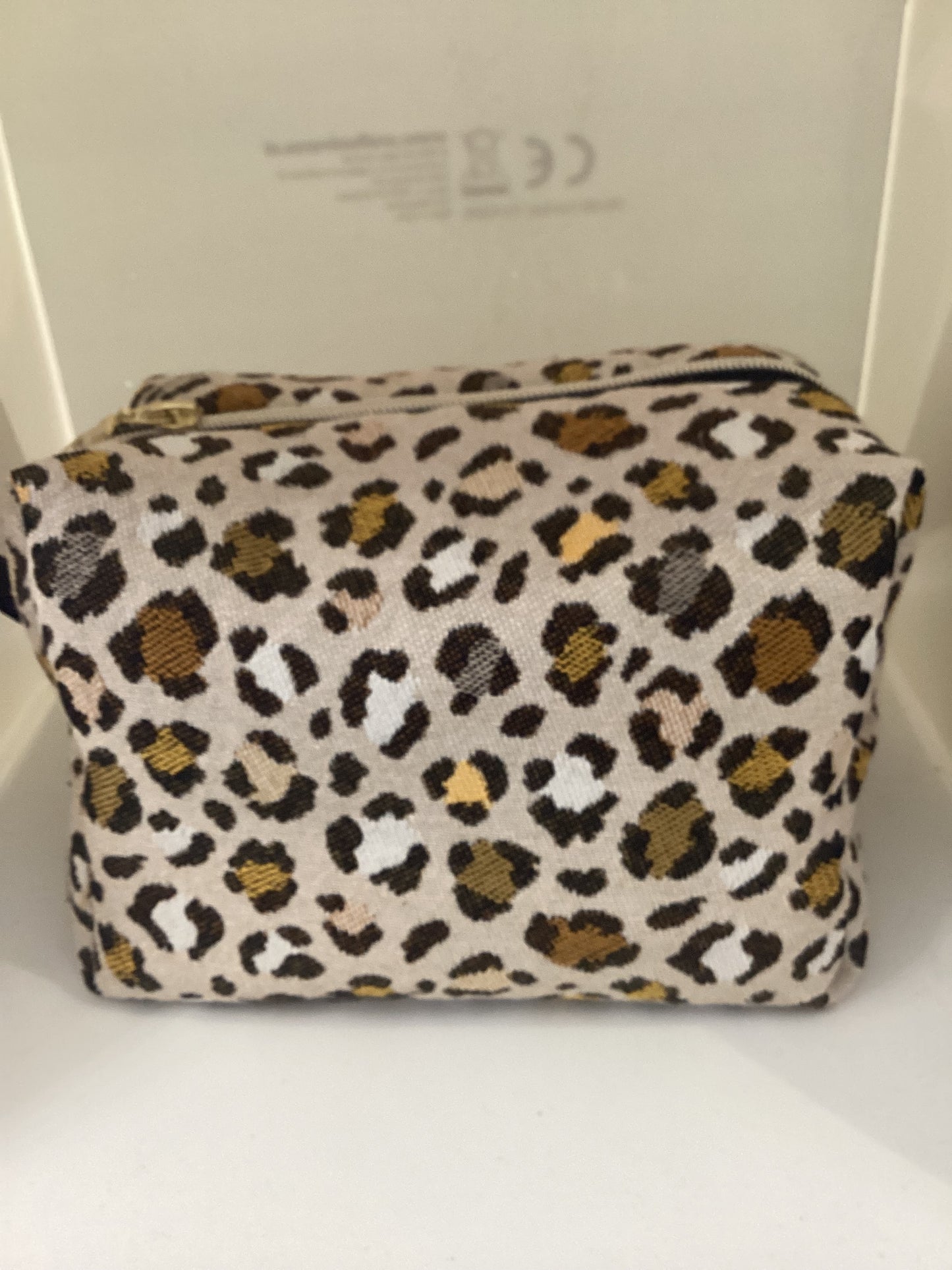 Trousse de toilette léopard