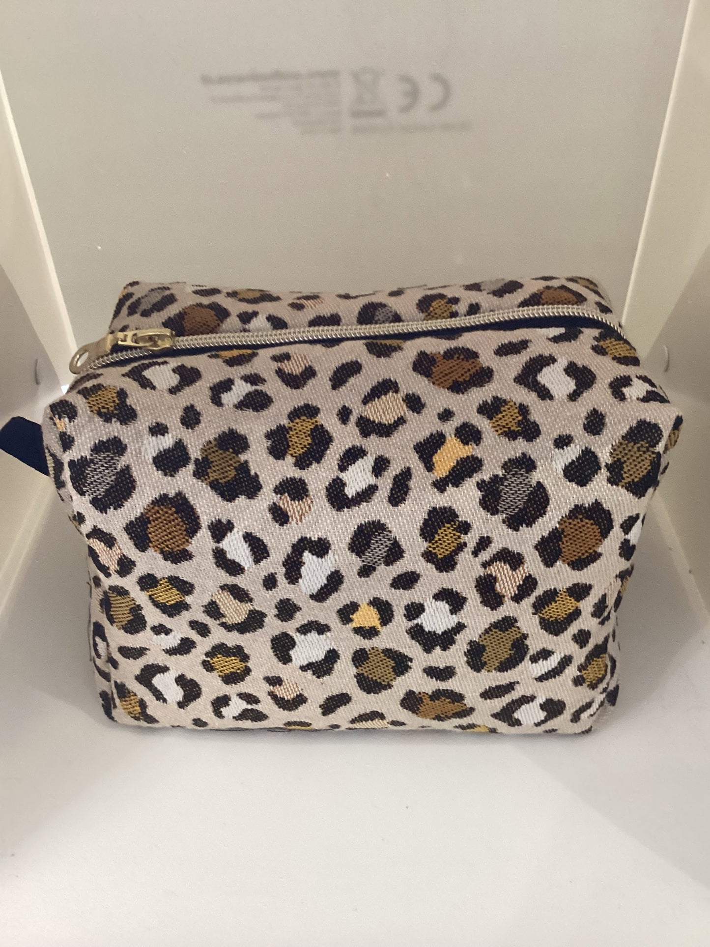 Trousse de toilette léopard