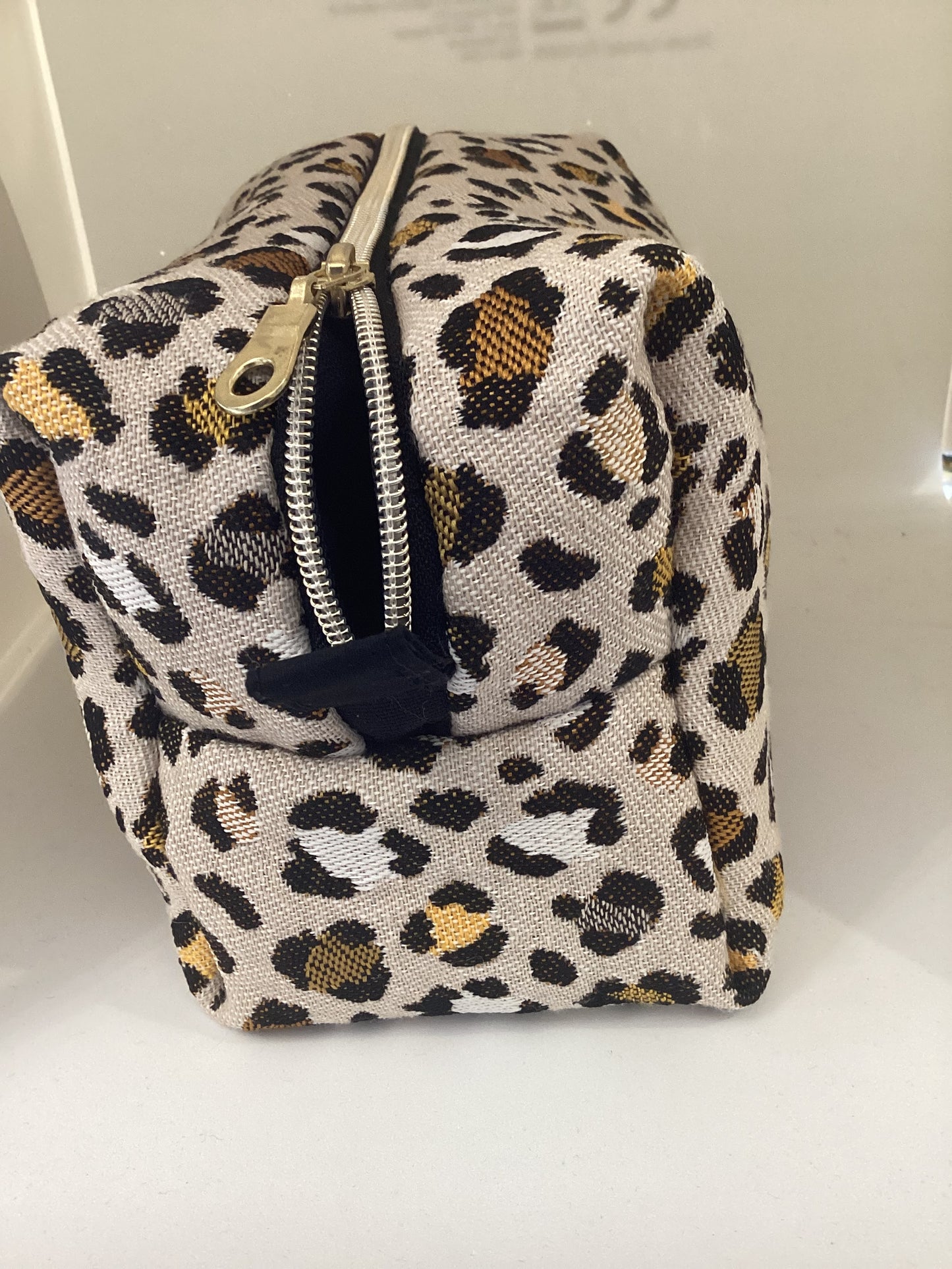 Trousse de toilette léopard