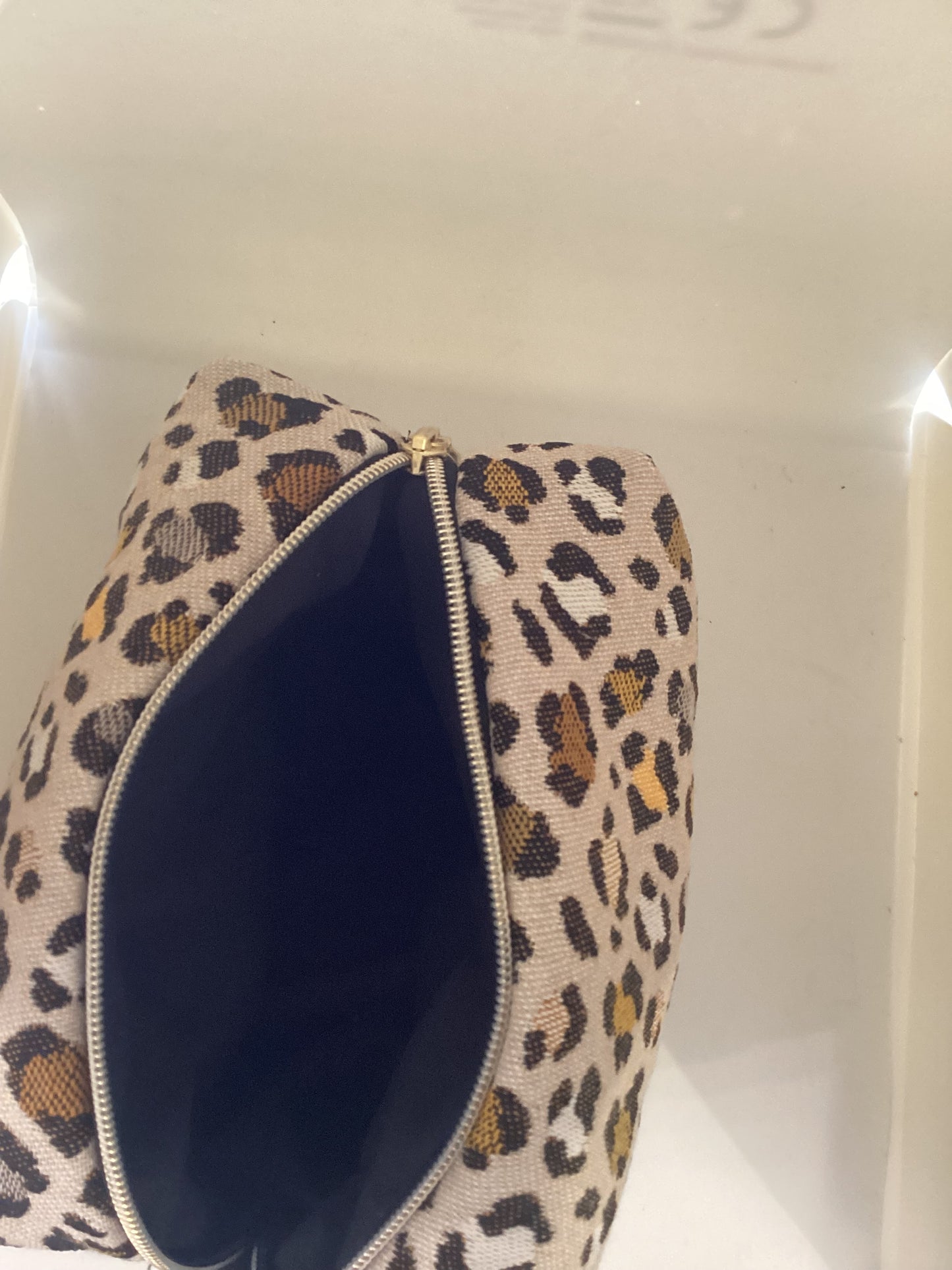 Trousse de toilette léopard