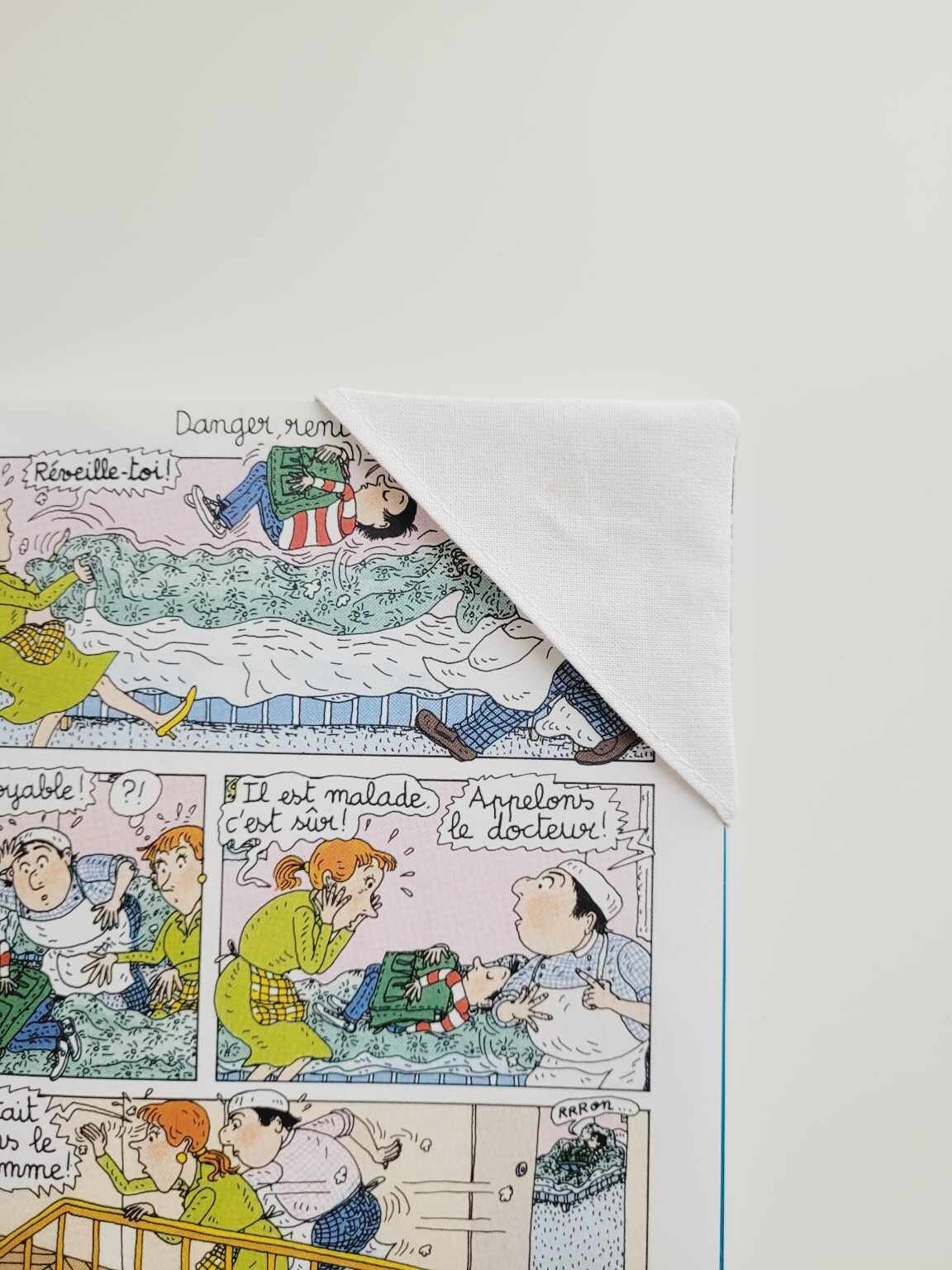 Marque-pages triangle tête de mort