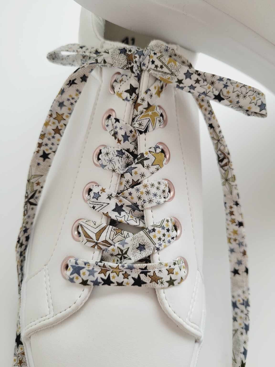 Lacets liberty étoiles