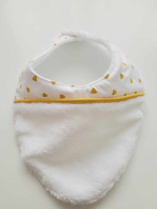 Bavoir bandana coeur
