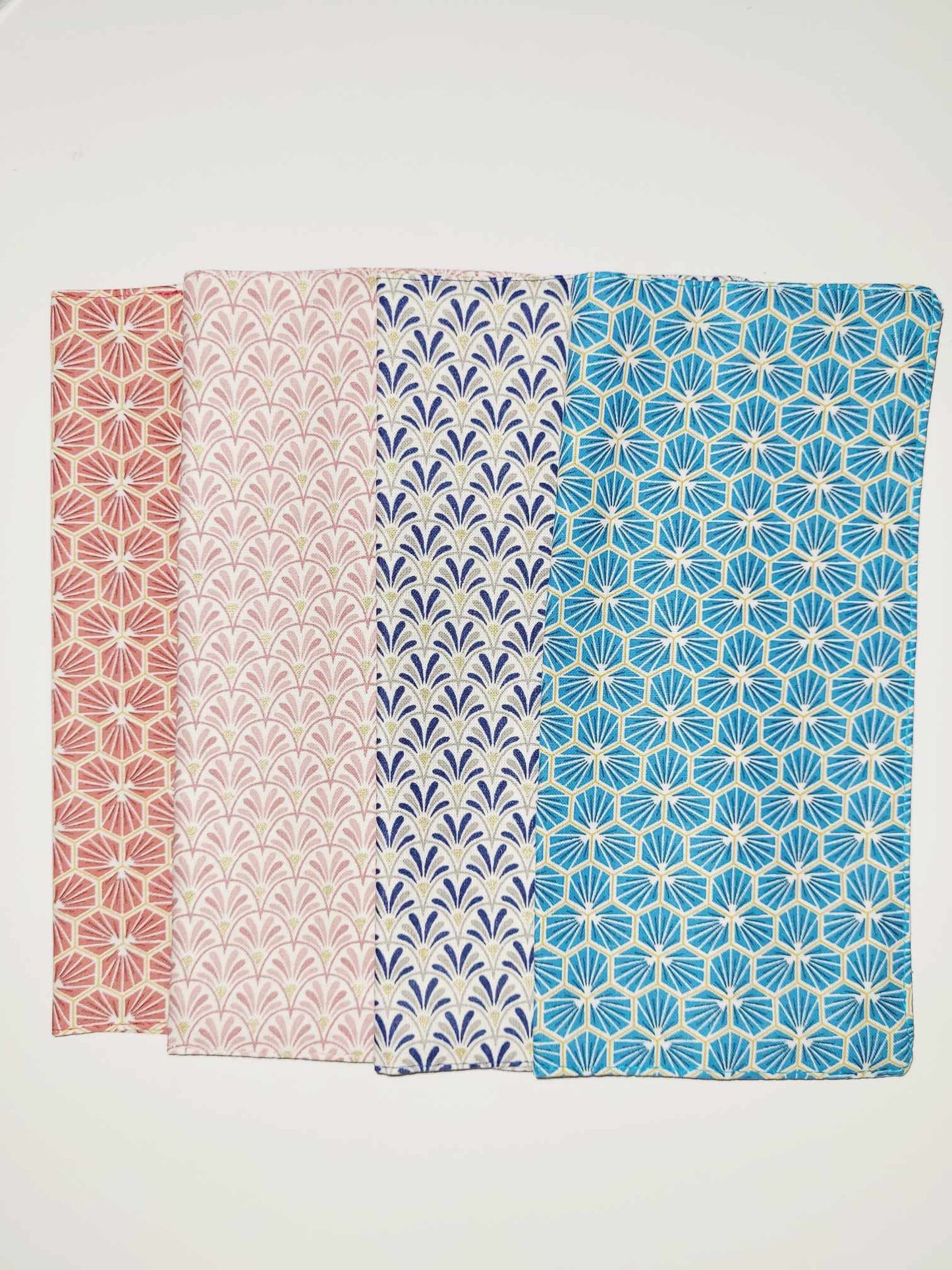 Protège livret de famille en tissu coton japonais