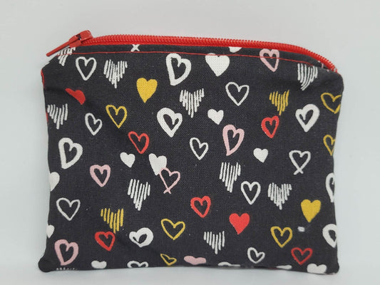 Porte-monnaie en tissu coton