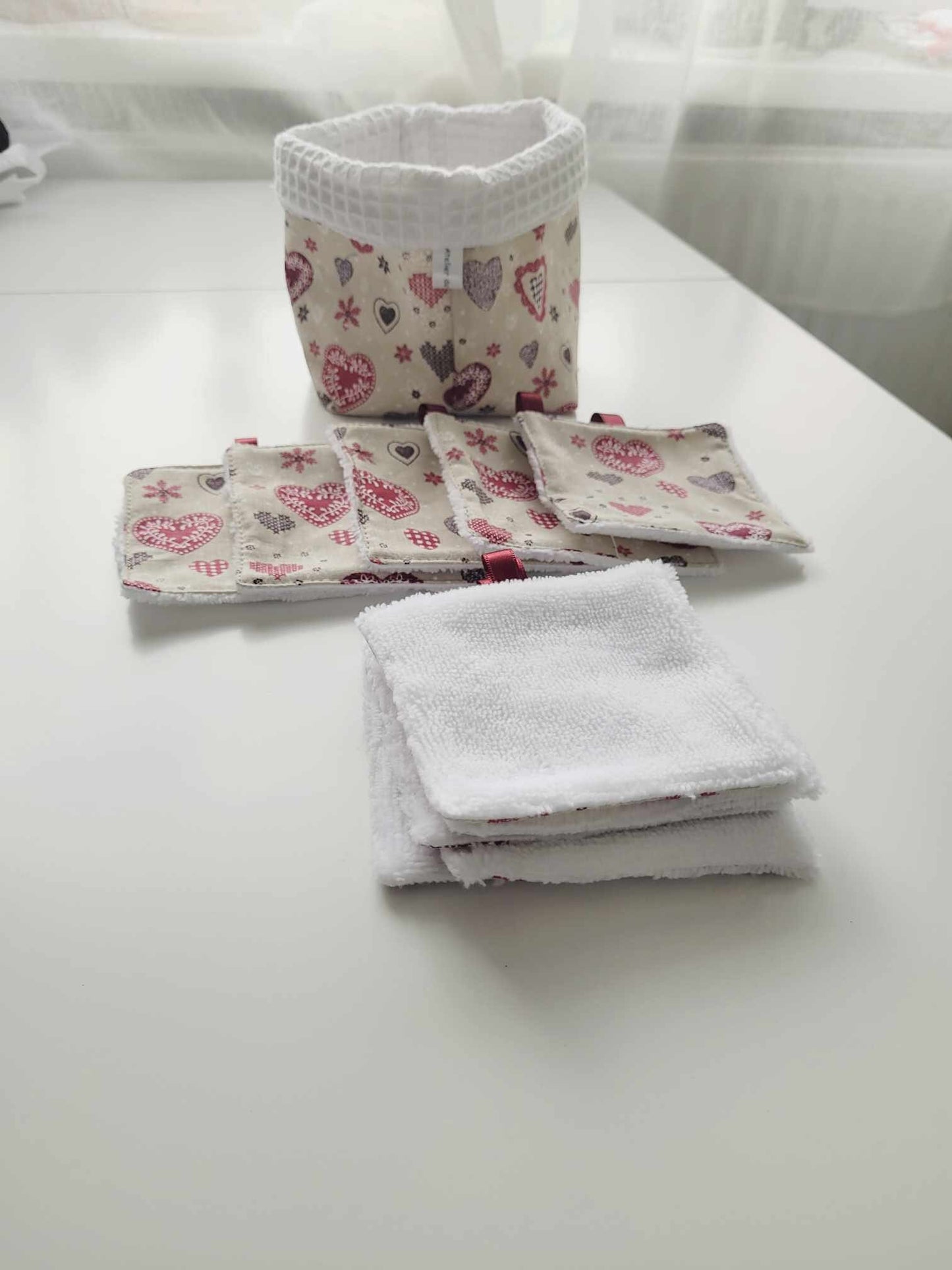 Panier et lingettes lavable NOEL