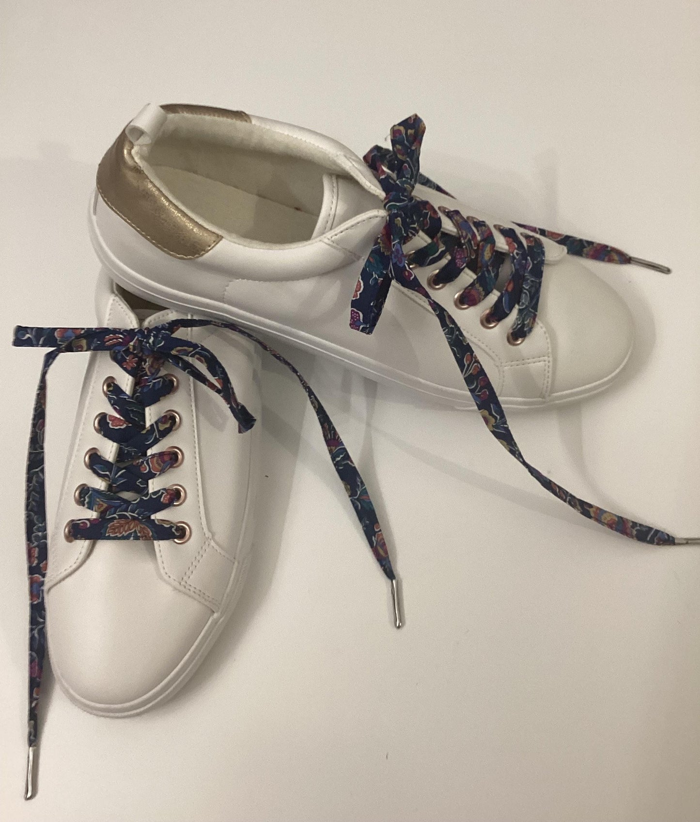 Lacets fleuri liberty en tissu coton