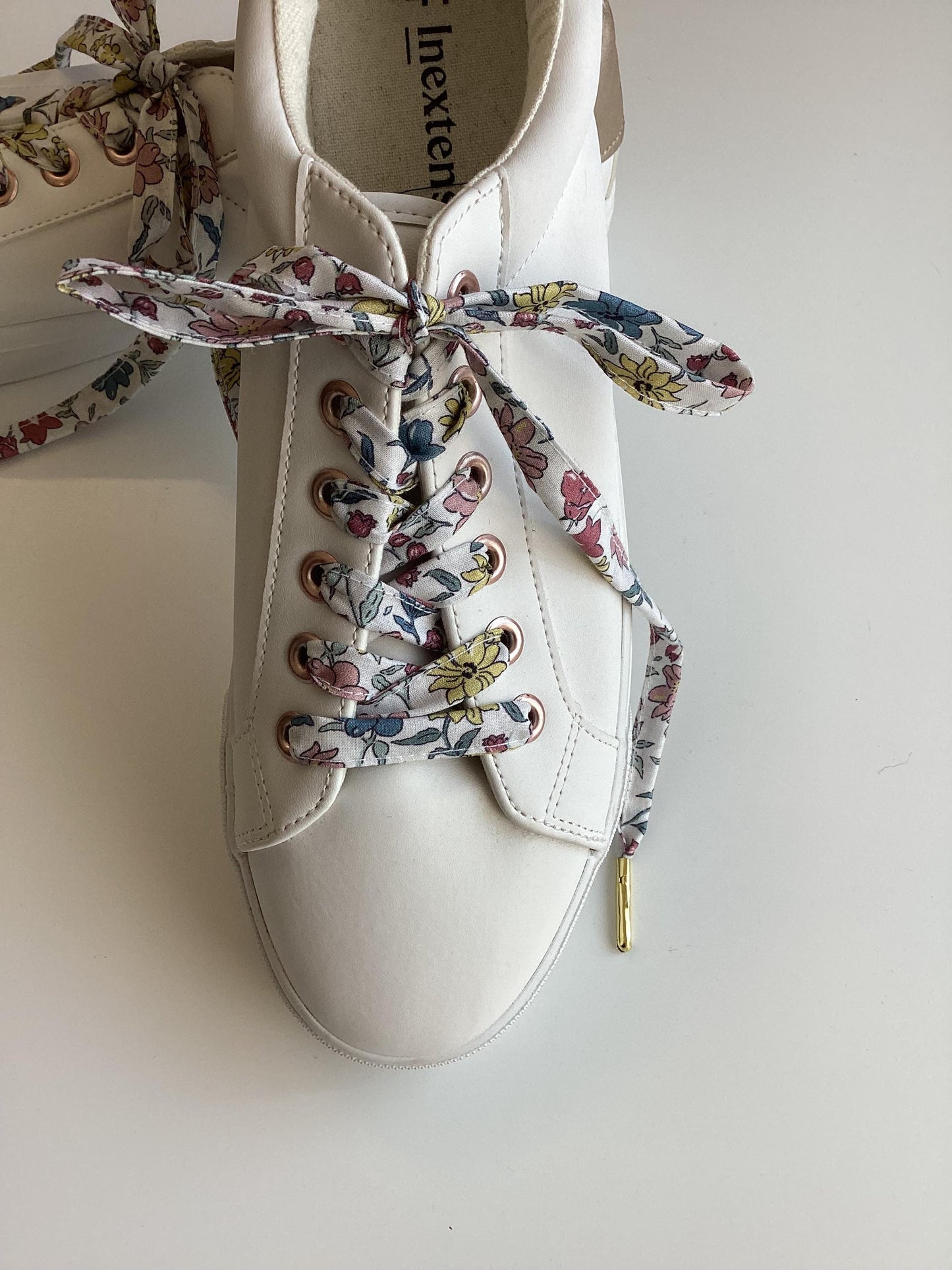 Lacets fleuri en tissu coton