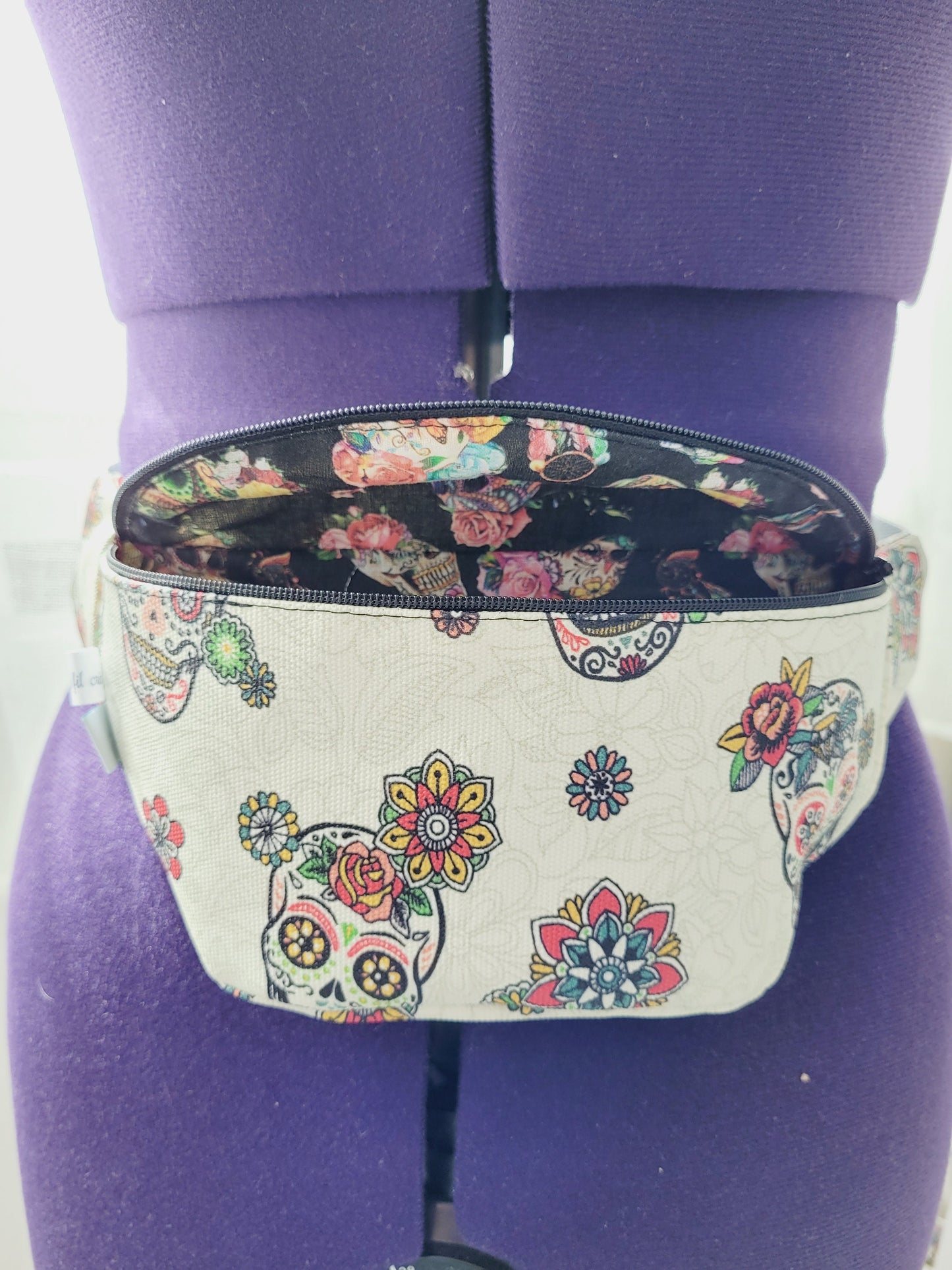 Sac banane tête de mort