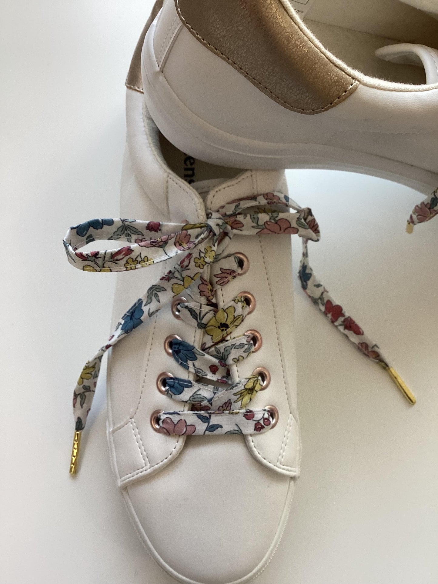 Lacets fleuri en tissu coton