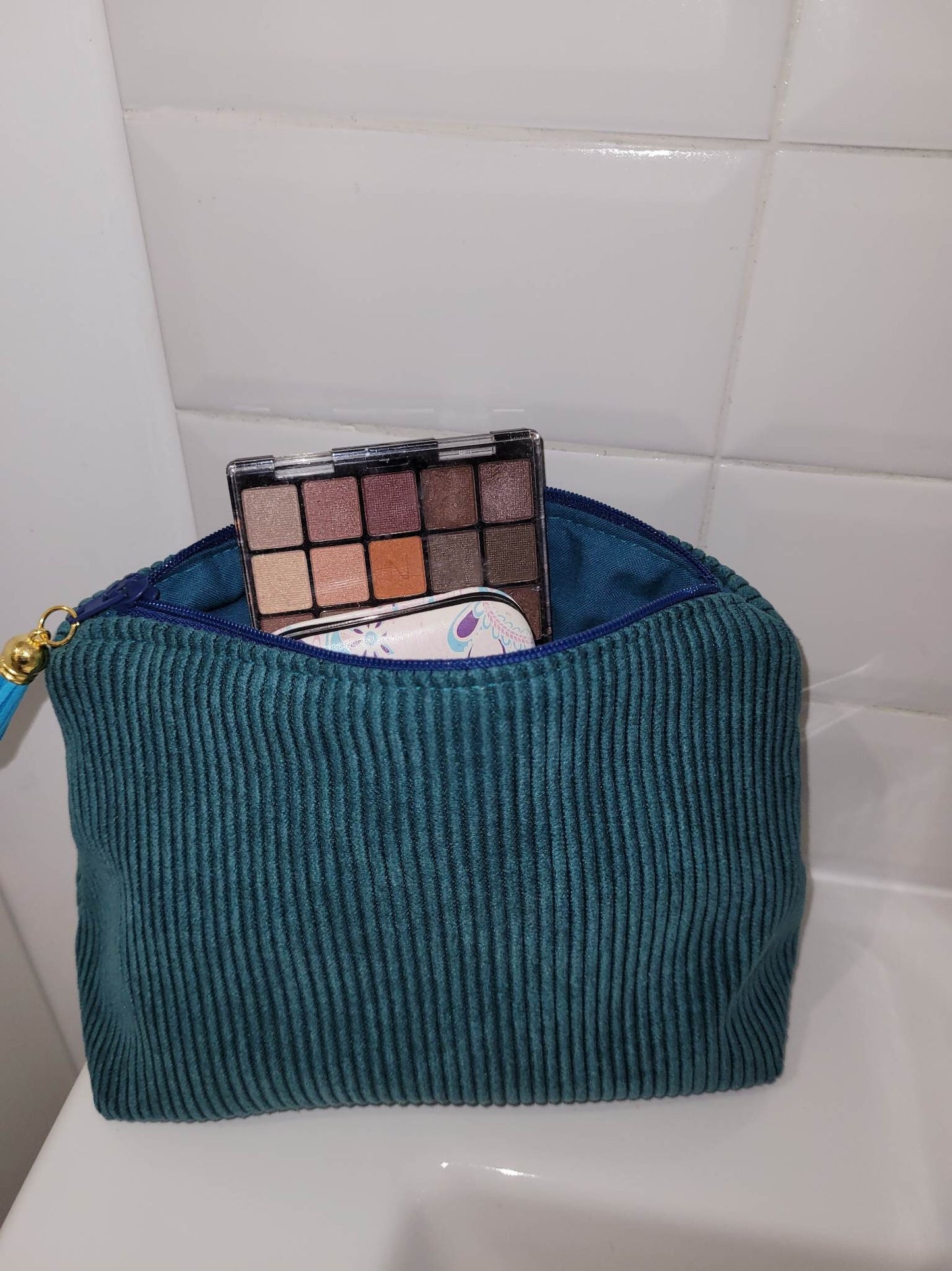 trousse  à maquillage velours