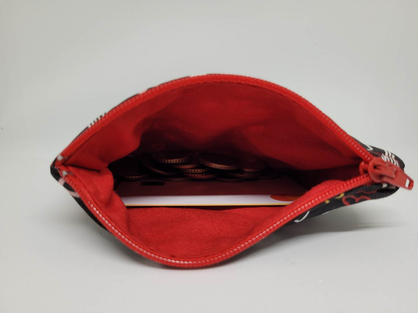 Porte-monnaie en tissu coton