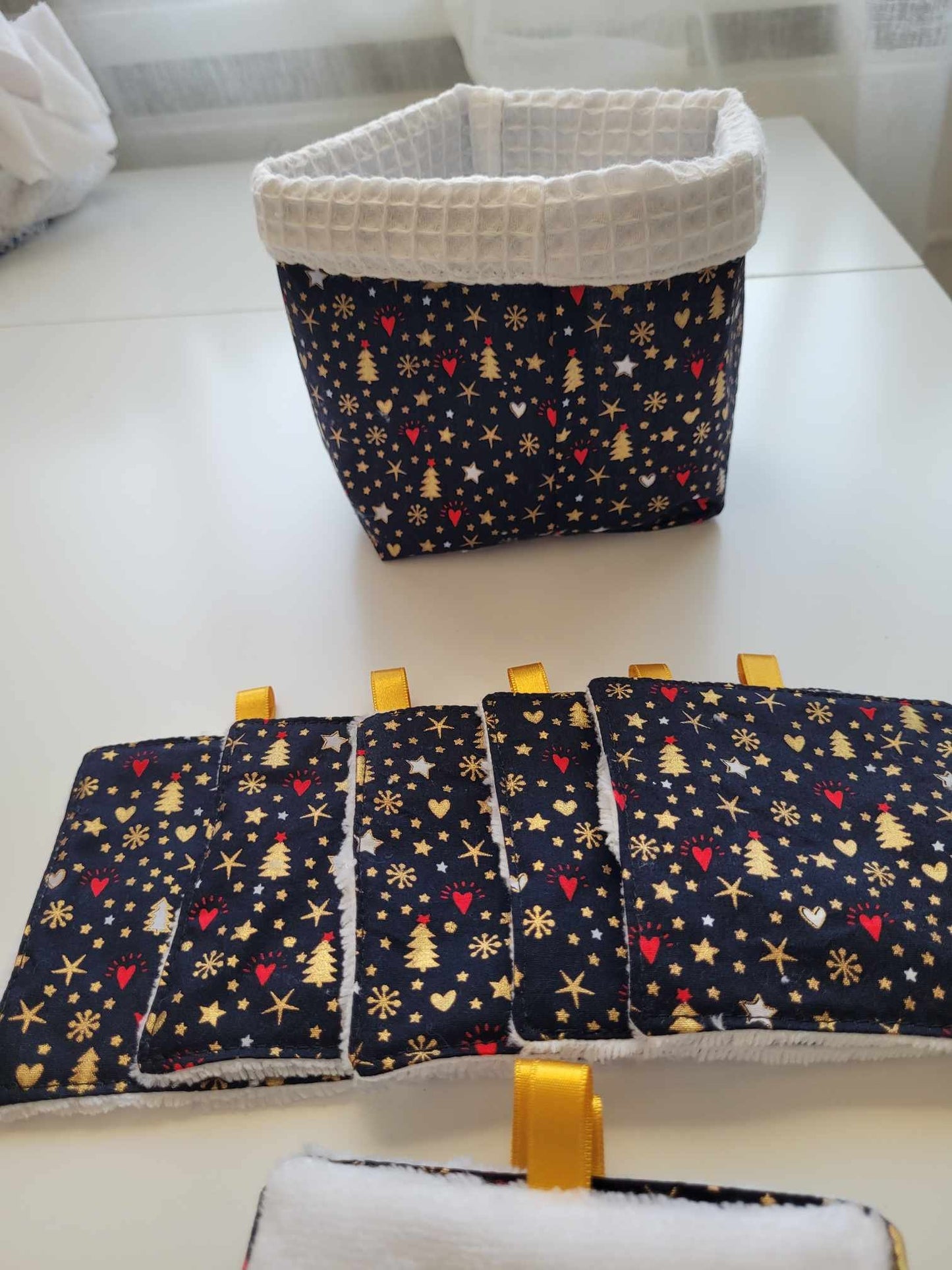 Panier et lingettes Noel