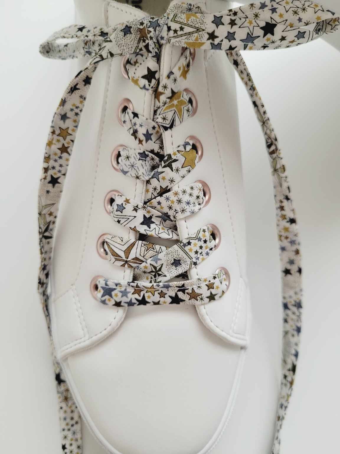 Lacets liberty étoiles