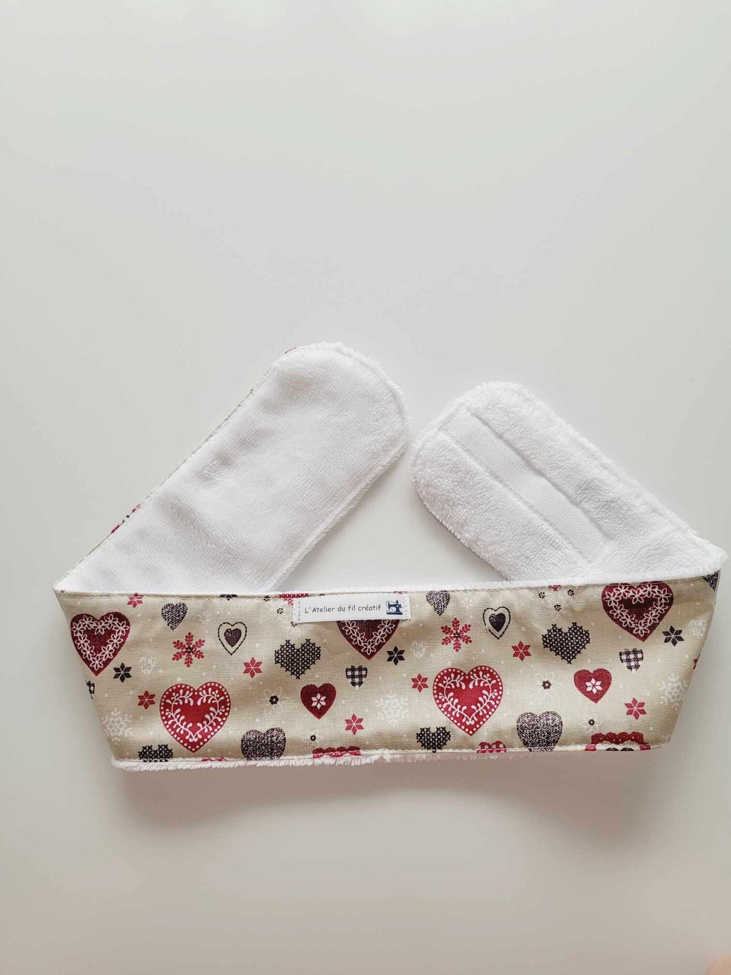 Bandeau de soin du visage fait main : bandeau démaquillant doux, cadeau parfait pour les amateurs de soins de la peau