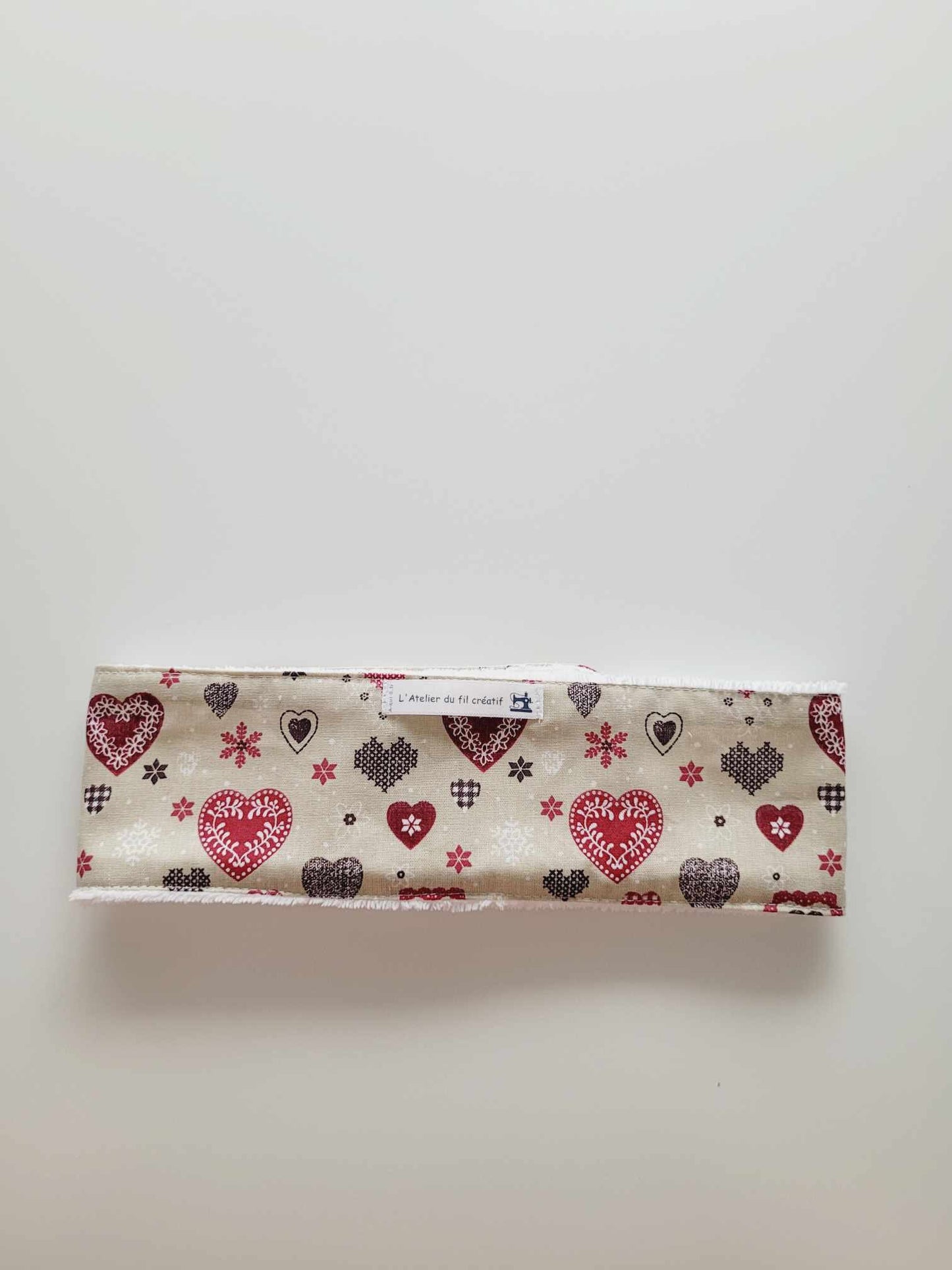 Bandeau de soin du visage fait main : bandeau démaquillant doux, cadeau parfait pour les amateurs de soins de la peau