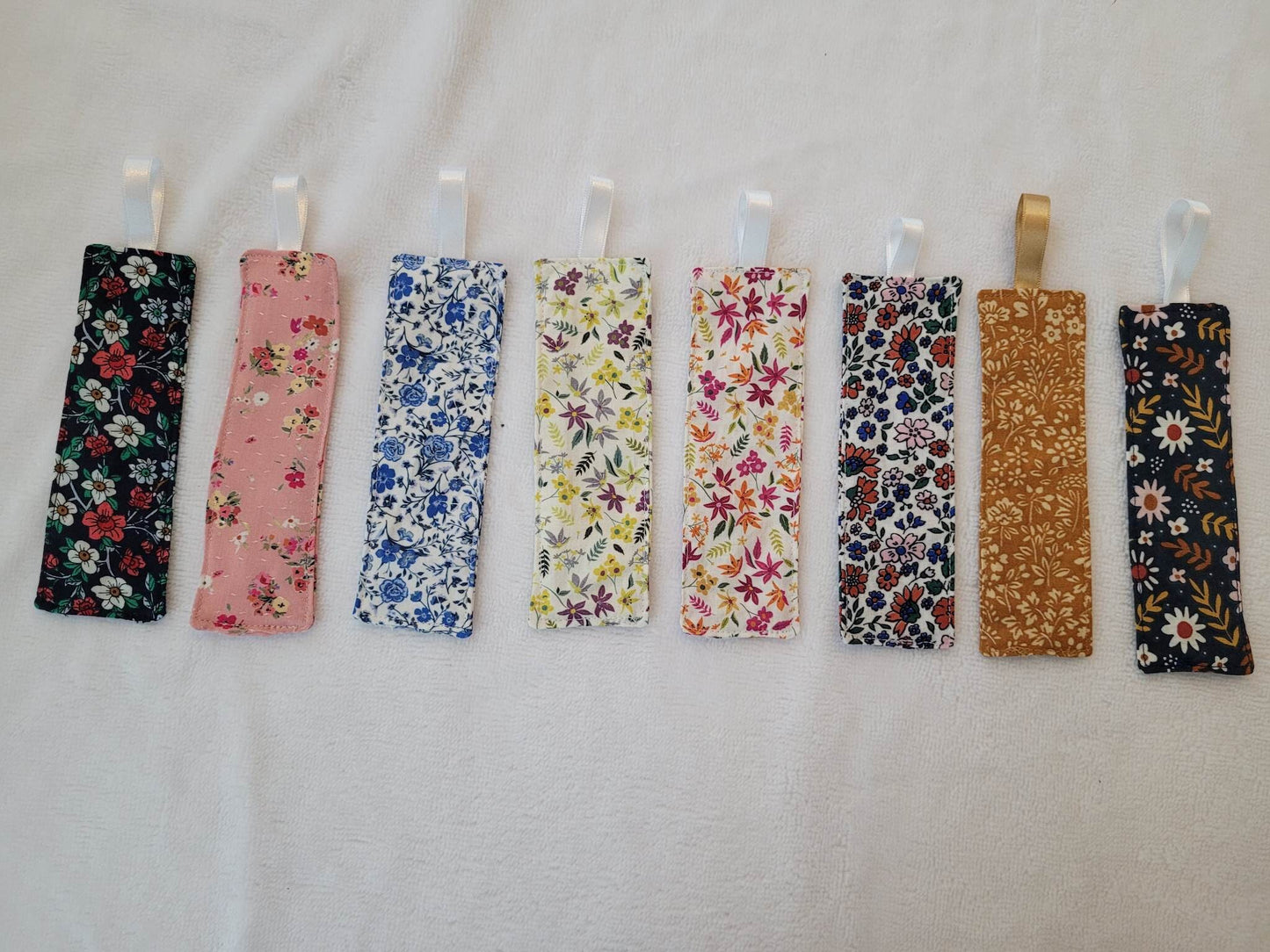 Marque-pages tissu coton bio liberty