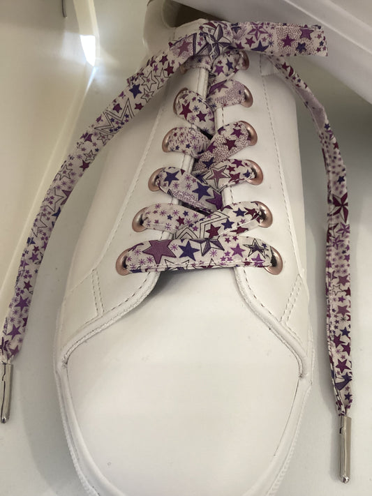 Lacets fleuri liberty